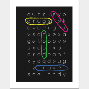 letter soup Posters and Art